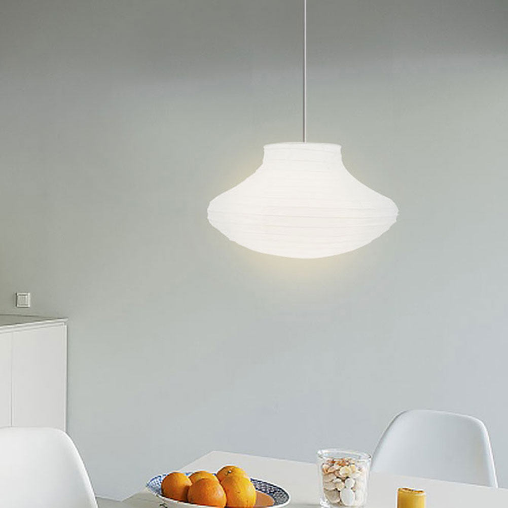 Home Bar And Restaurant - Paper Lampshade White Folding Hanging Lantern