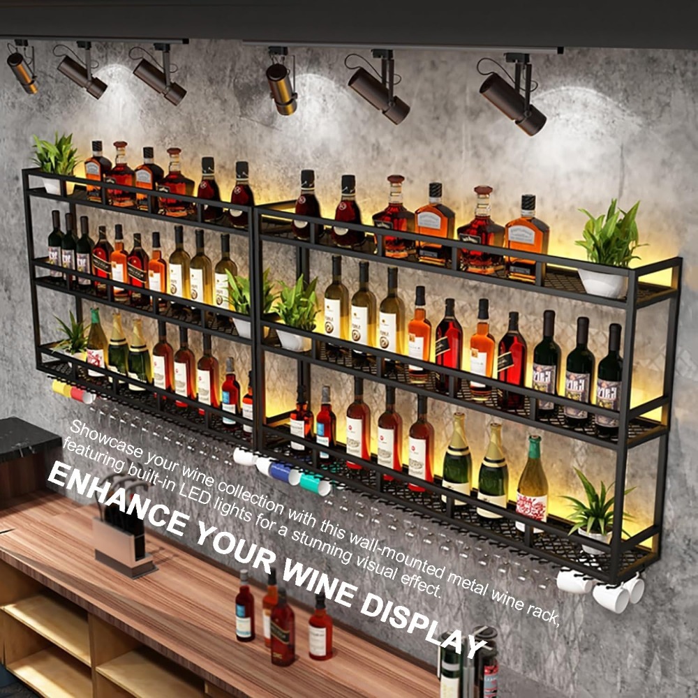 Large Heavy Duty 47in Wine Rac - Home Bar Shelf 评论和价格