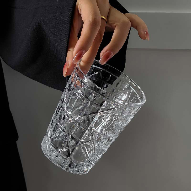 2pcs 310ml Vintage Diamond Pat - Old Fashioned Glass 评论和价格