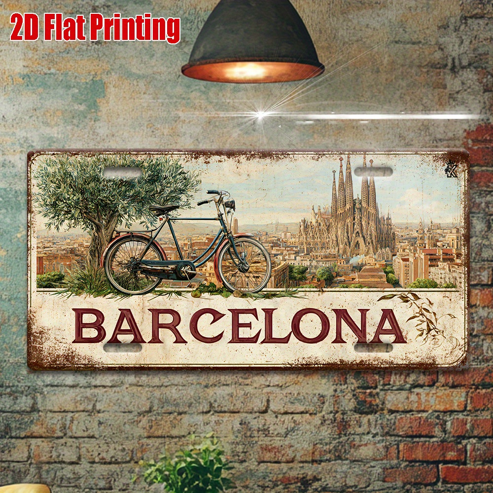 2D Flat, 1 Piece Vintage Metal - Home Barcelona 评论和价格