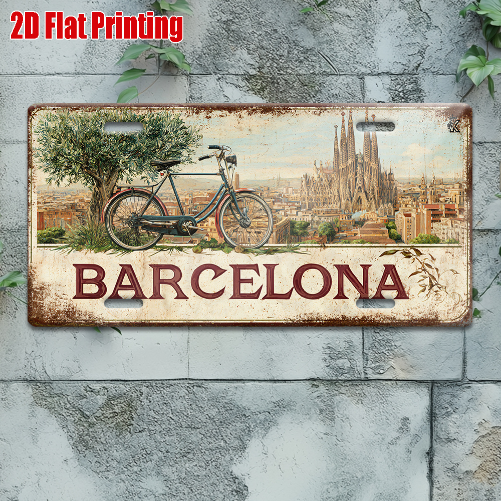 2D Flat, 1 Piece Vintage Metal - Home Barcelona 评论和价格
