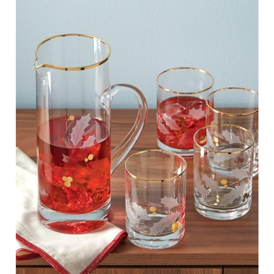 886861 Holiday Gold 4Piece Dou - Old Fashioned Glass 评论和价格