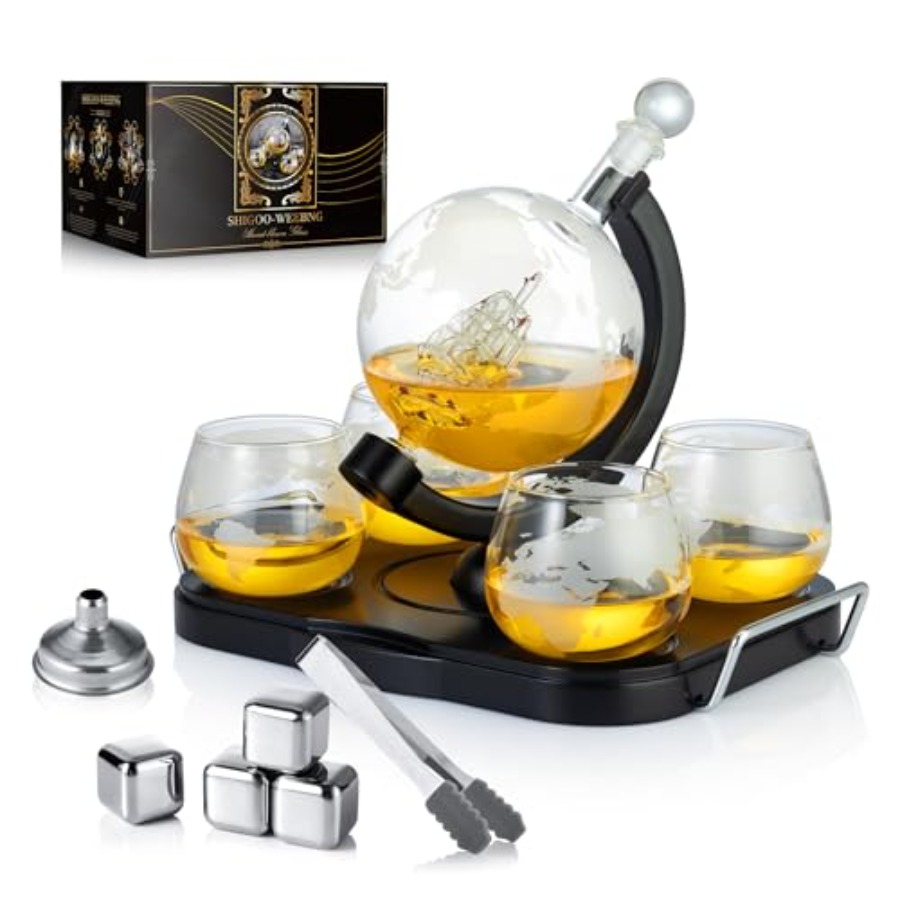 Whiskey Decanter Globe Set Gif - Decanter Globe Set 评论和价格