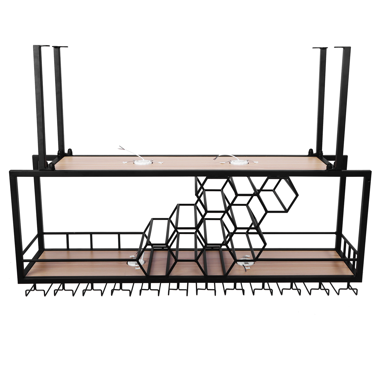 Bar Liquor Bottle Display Shel - Home Bar Shelf 评论和价格