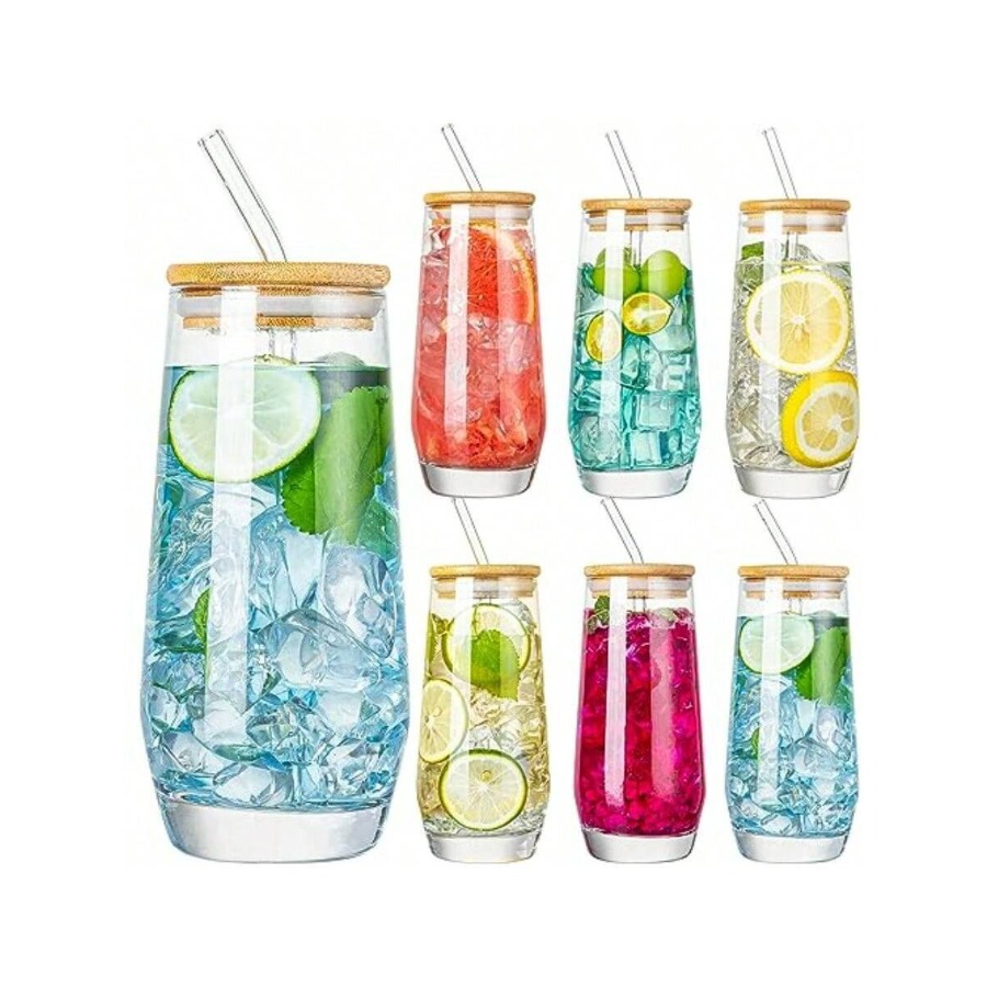 DDrinking Glasses Crystal High - Highball Glass Set 评论和价格