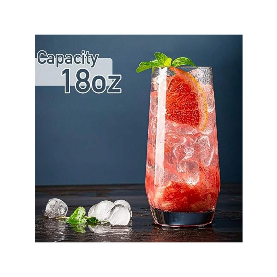 DDrinking Glasses Crystal High - Highball Glass Set 评论和价格