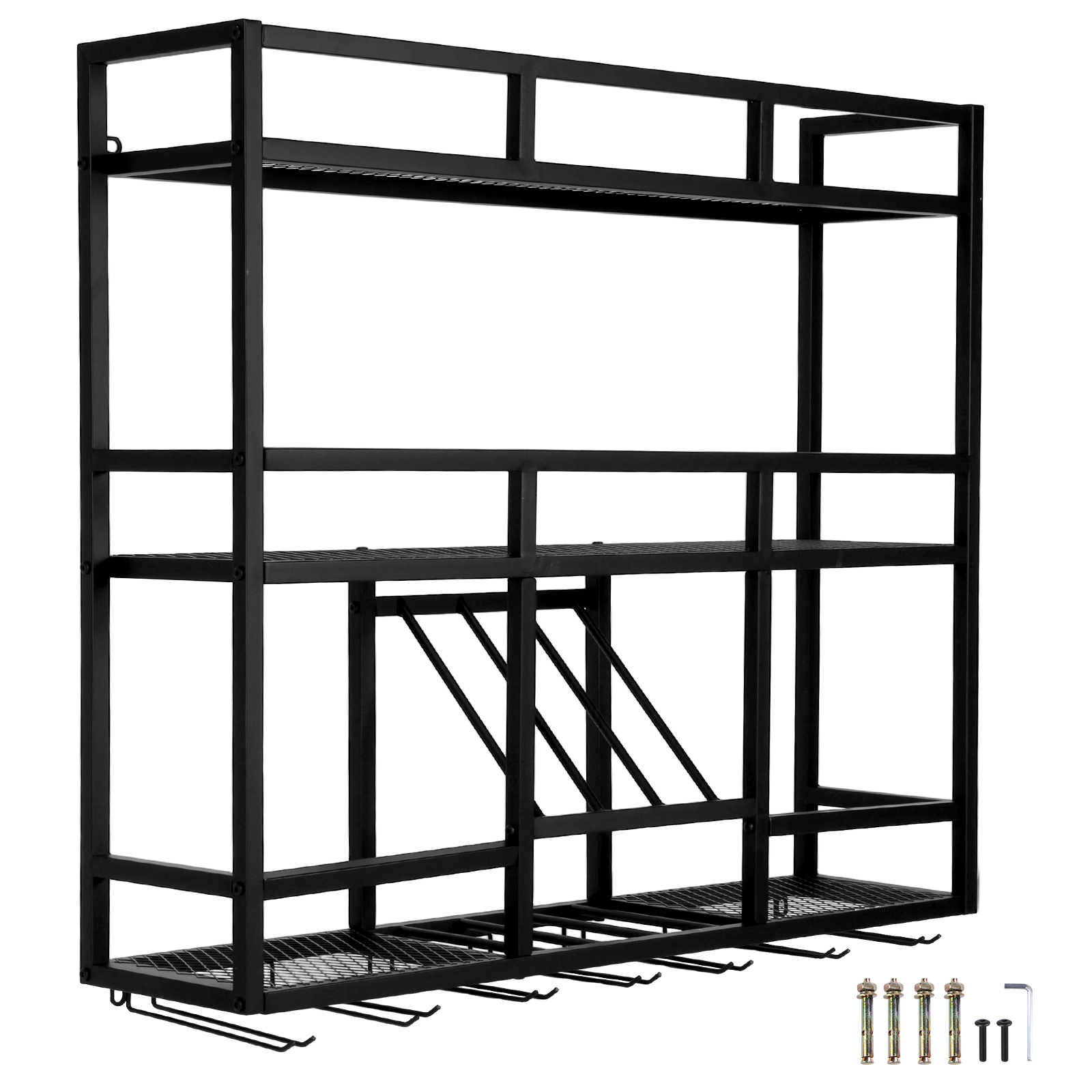 3 Tiers Floating Wine Bottle S - Home Bar Stand 评论和价格