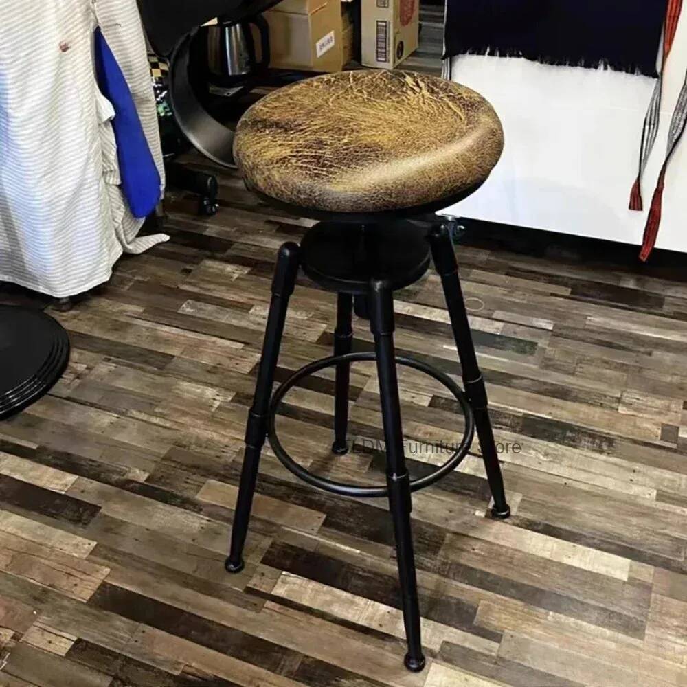 Retro Iron Bar Chair Counter S - Home Bar Seating 评论和价格