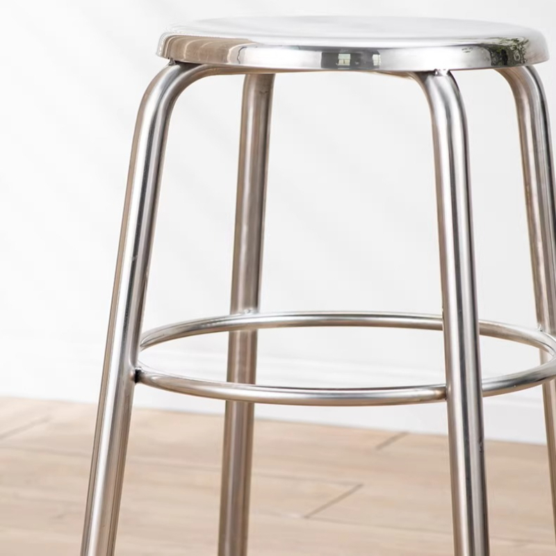304 Stainless Steel Round Stoo - Home Bar Seating 评论和价格