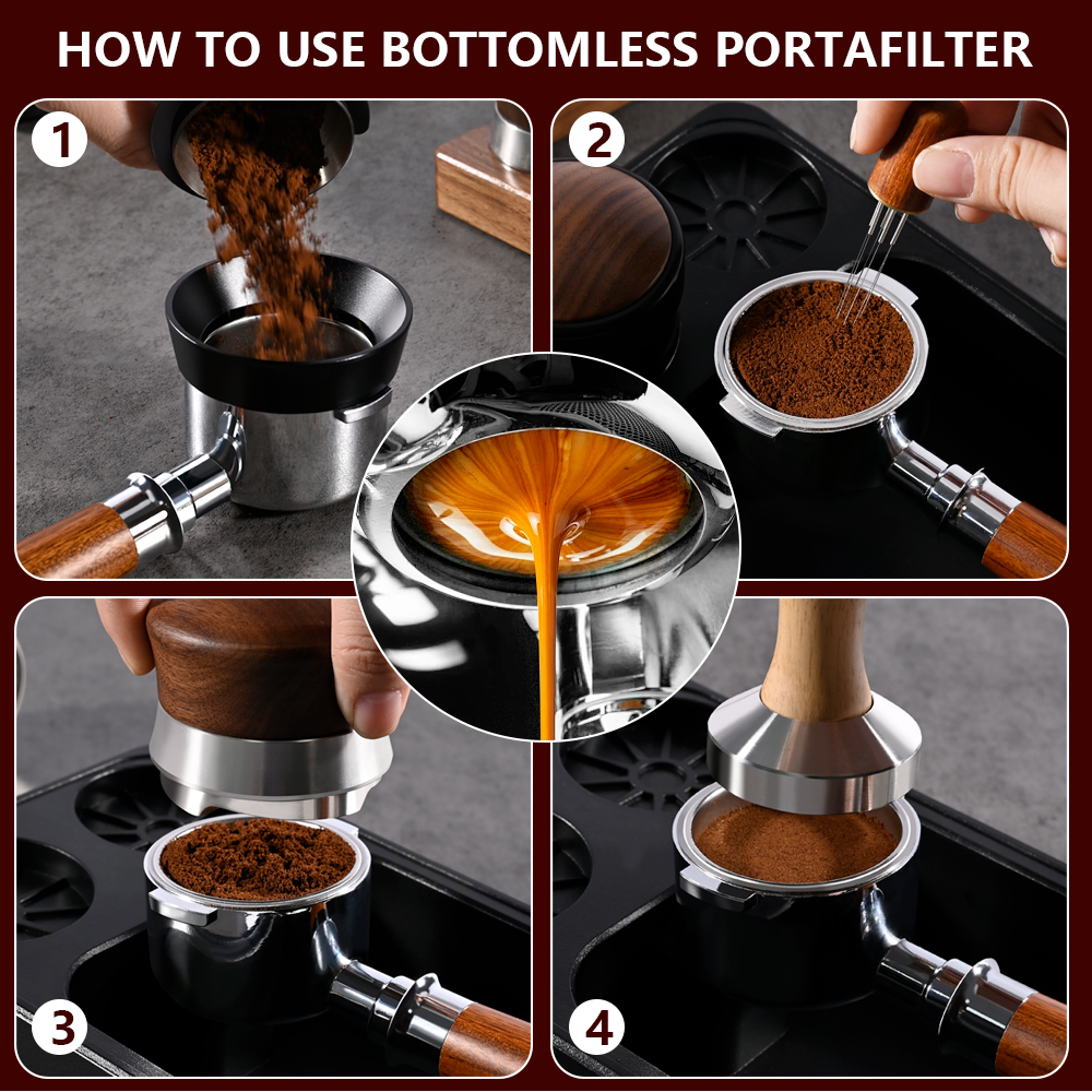 51mm Coffee Bottomless Portafi - Home Barista 评论和价格