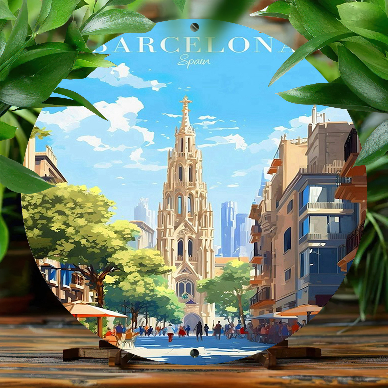Barcelona Spain Scenic Illustr - Home Barcelona 评论和价格
