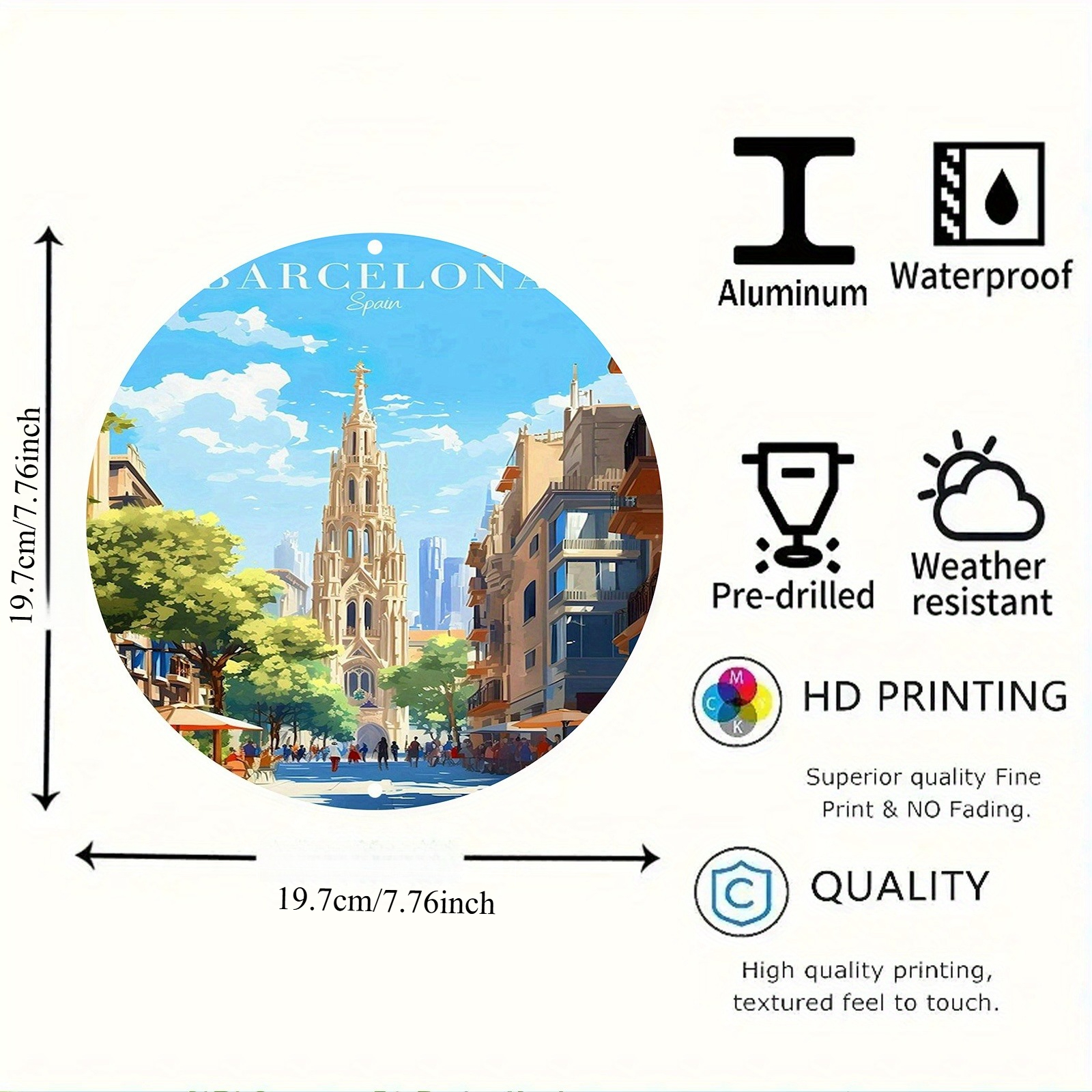 Barcelona Spain Scenic Illustr - Home Barcelona 评论和价格