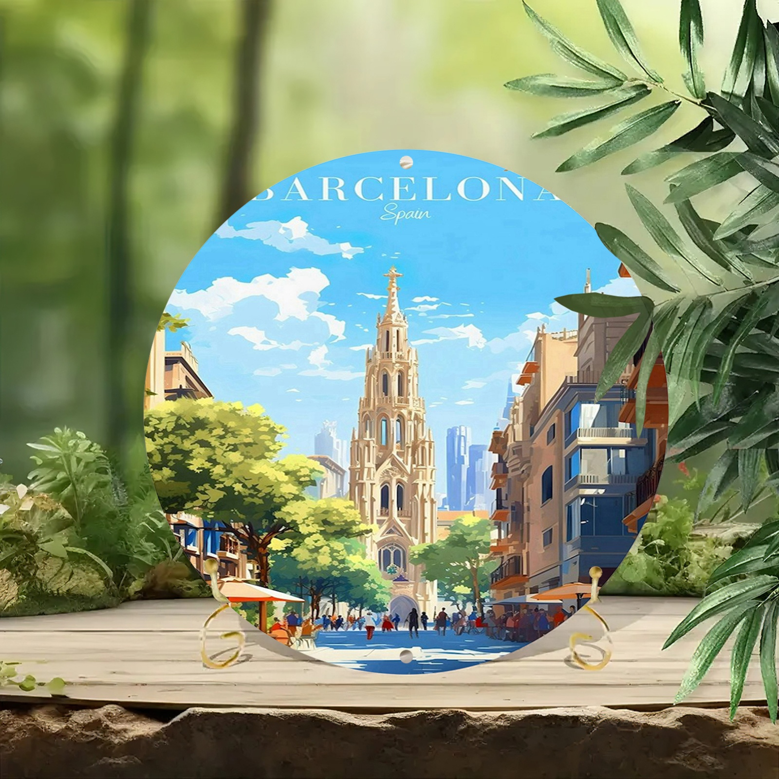 Barcelona Spain Scenic Illustr - Home Barcelona 评论和价格