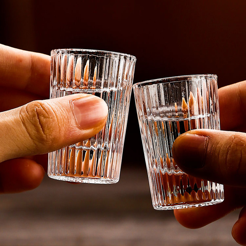 6pcs Set 20ml Striped Foreign  - Old Fashioned Glass 评论和价格