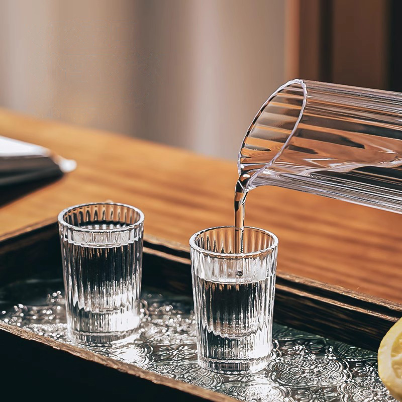 6pcs Set 20ml Striped Foreign  - Old Fashioned Glass 评论和价格
