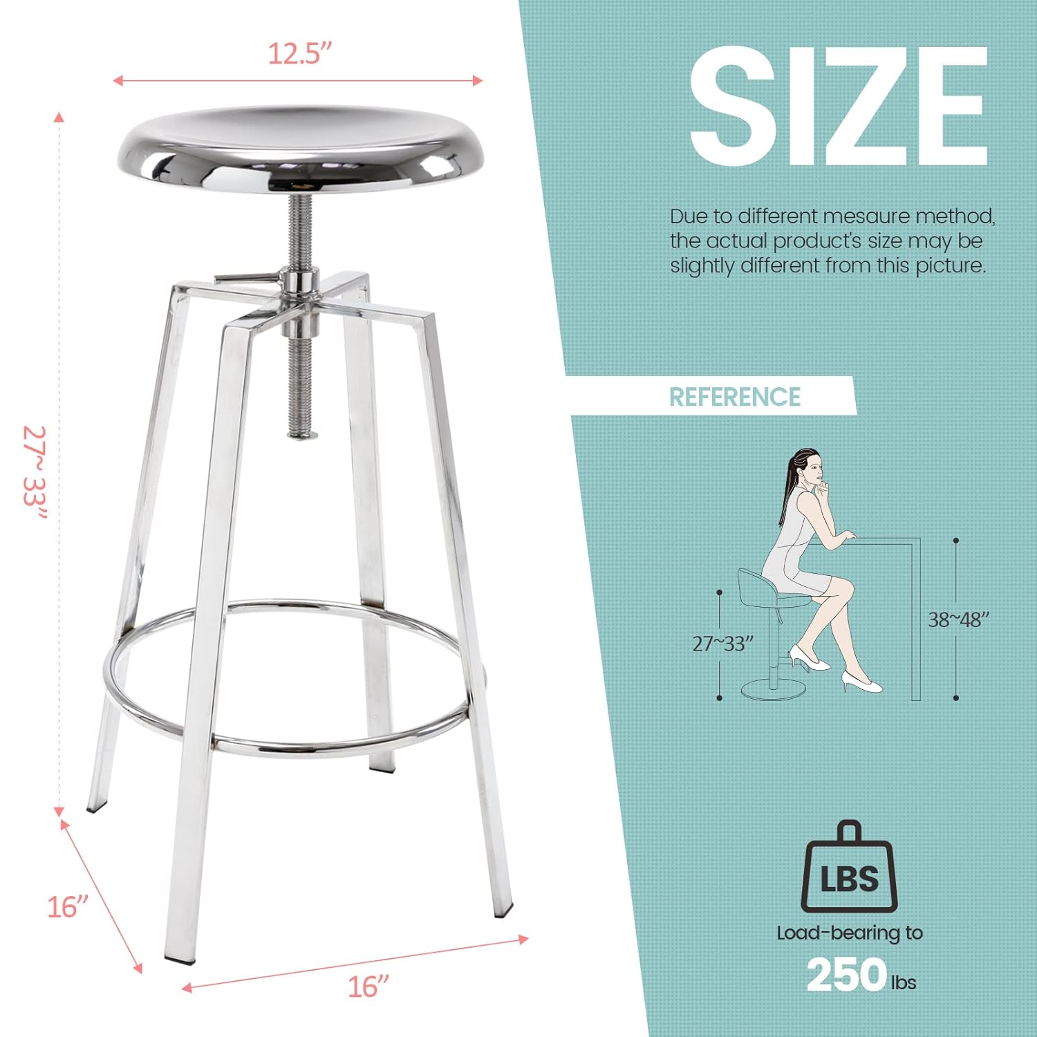 Atlas Industrial Bar Stools Se - Home Bar Stools 评论和价格