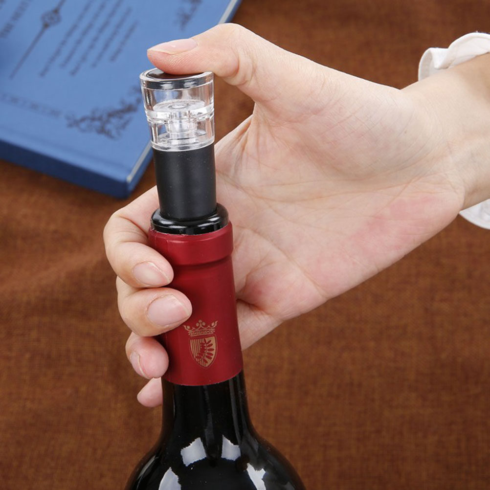 Vacuum Wine Stopper Acrylic Th - Wine Preservation Pump 评论和价格