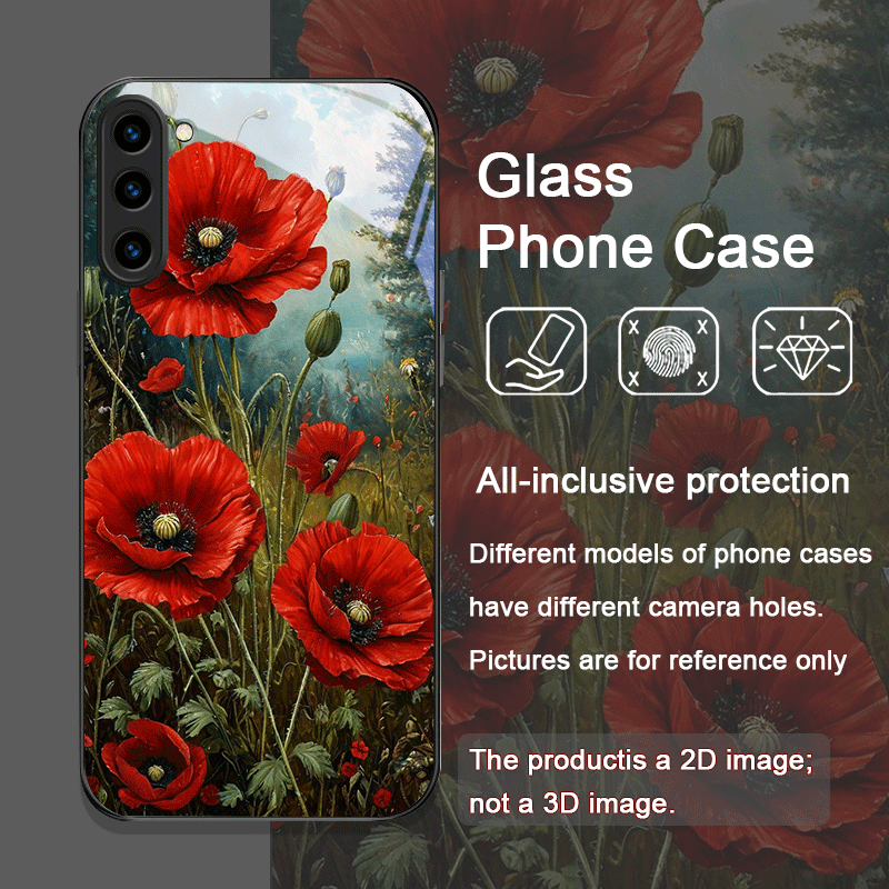 Retro Poppy Flower Bloom Hot R - Old Fashioned Glass 评论和价格