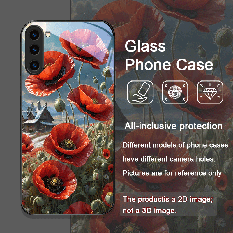 Retro Poppy Flower Bloom Hot R - Old Fashioned Glass 评论和价格