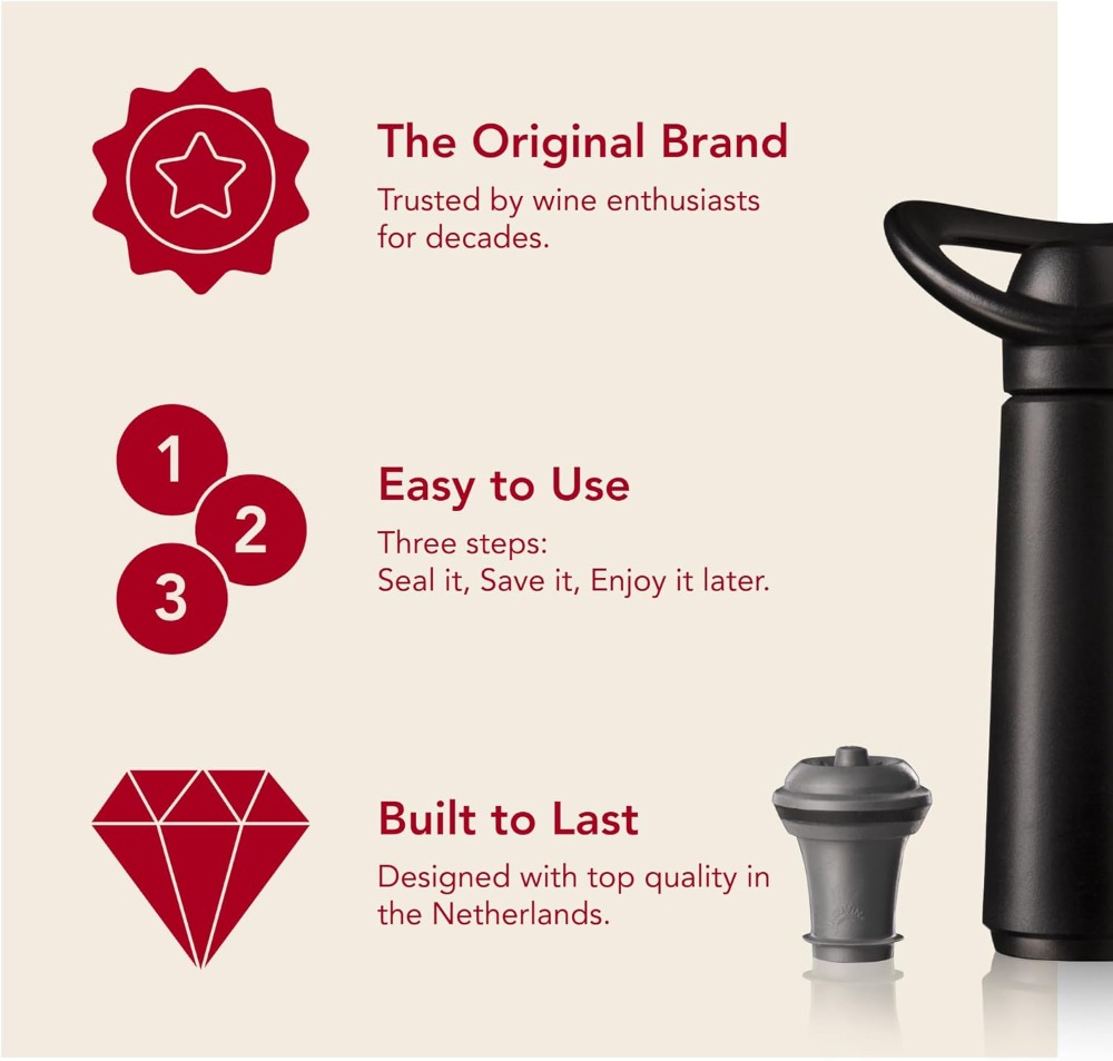 Premium Wine Preserver Vacuum  - Wine Preservation Pump 评论和价格