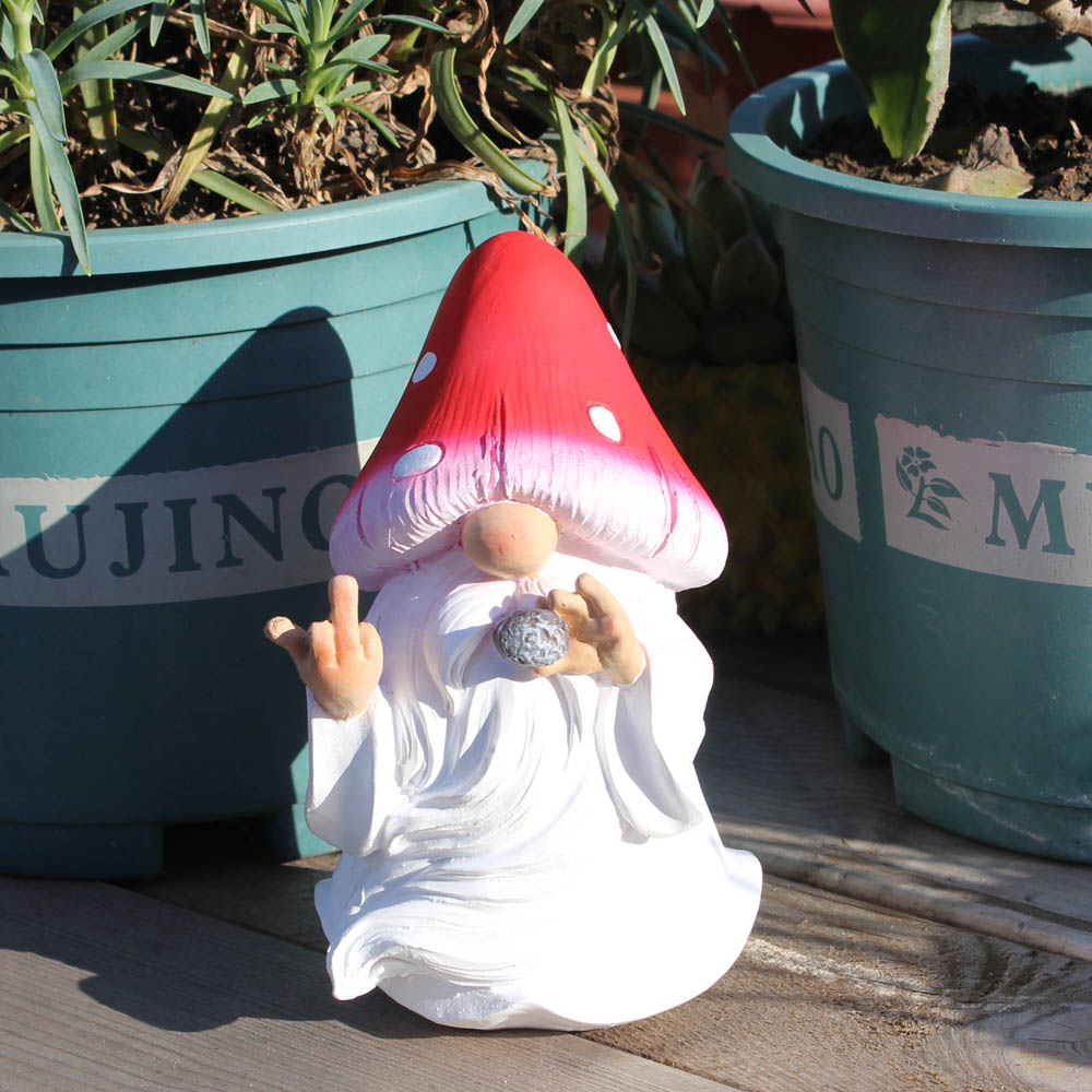 Mushroom Smoking Gnomes Funny  - Home Bargains 评论和价格