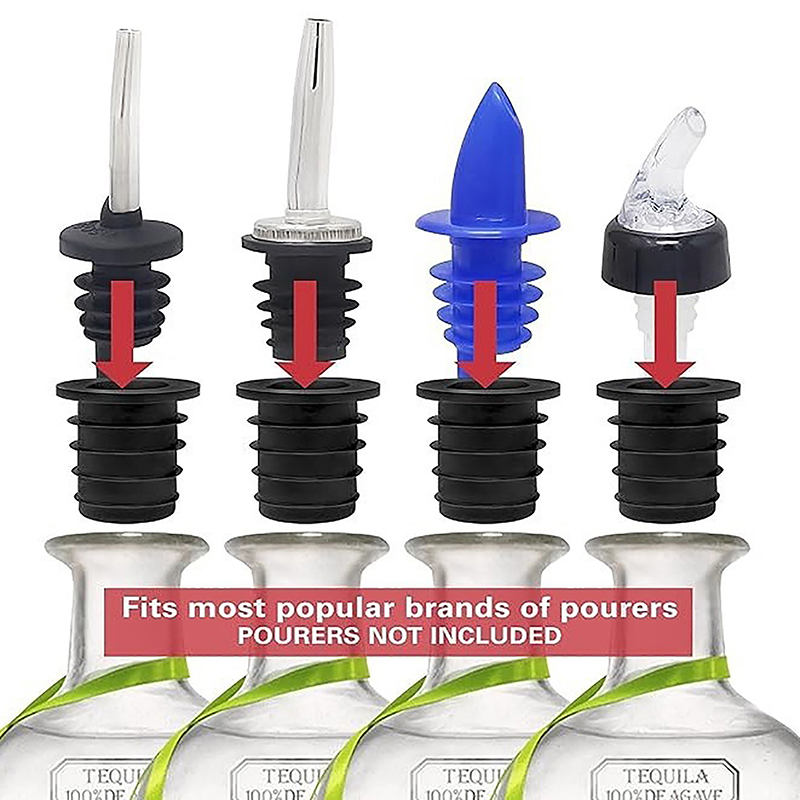 1/4/6pcs Liquor Pourer Adapter - Speed Pourer Cap 评论和价格