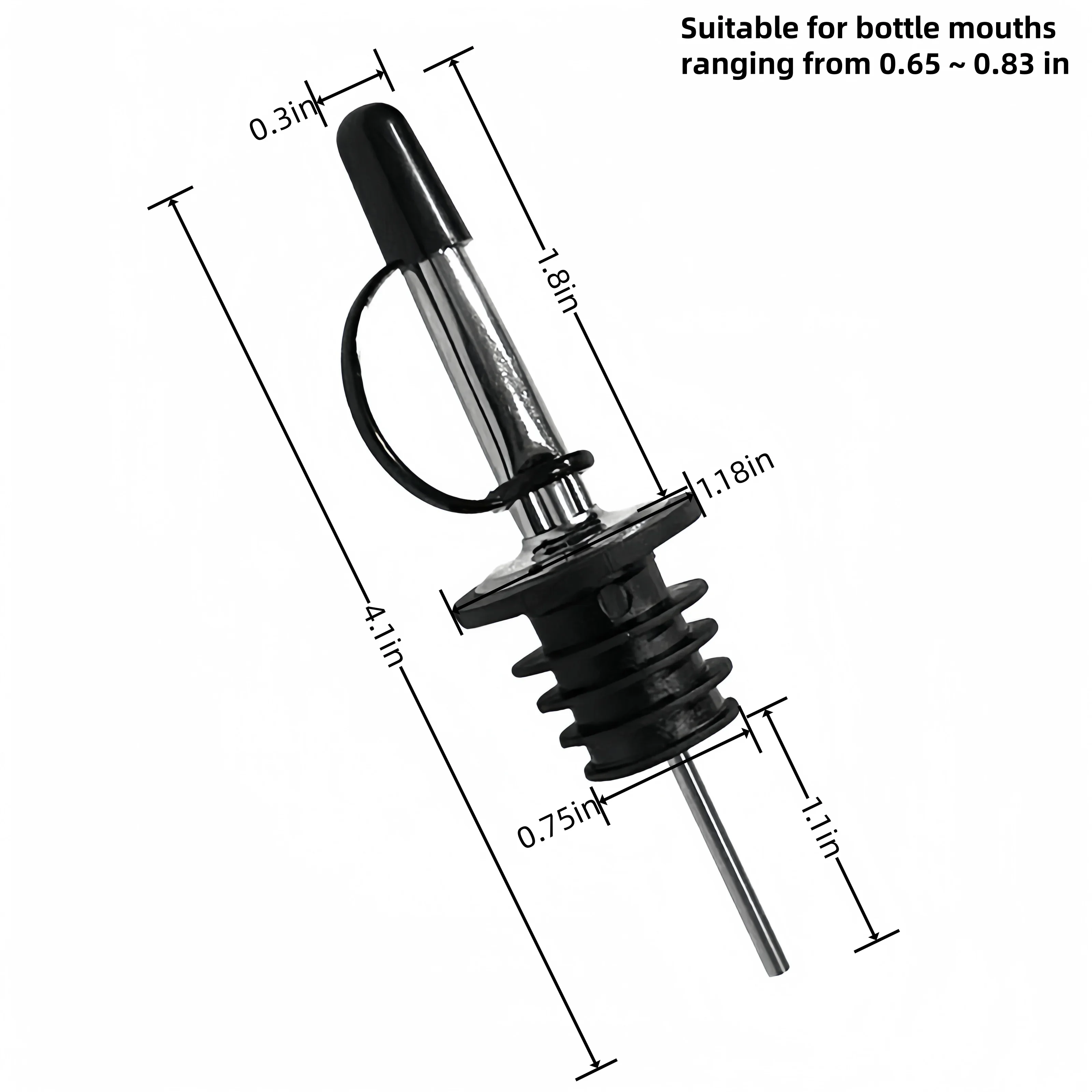 Stainless Steel Wine Pourer Ol - Speed Pourer Cap 评论和价格