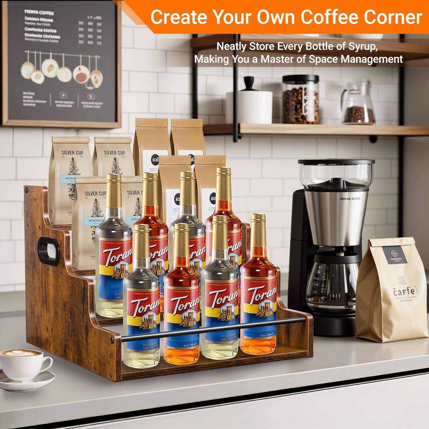 Liquor Bottle Display Shelf, C - Home Bargains 评论和价格
