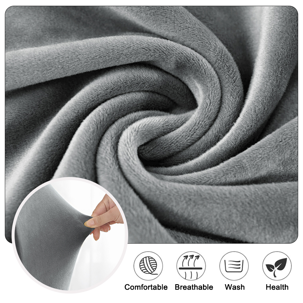 Velvet Solid color Chair Cover - Home Bar Seating 评论和价格
