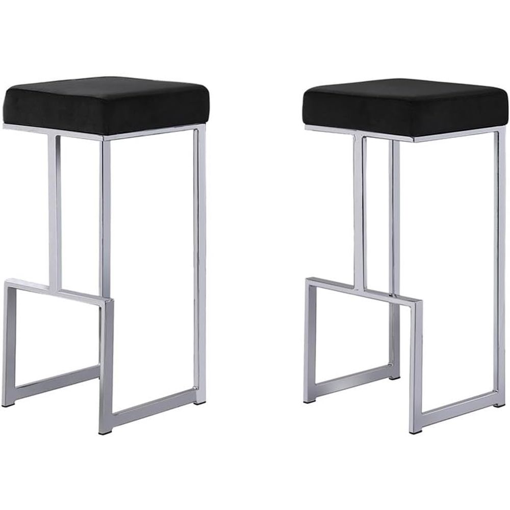 Modern Velvet-Upholstered Bar  - Home Bar Stools 评论和价格
