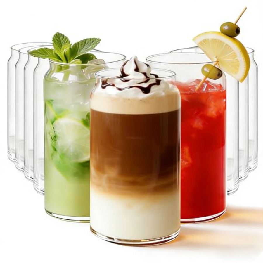 Drinking Glasses Set of 10, 17 - Highball Glass Set 评论和价格