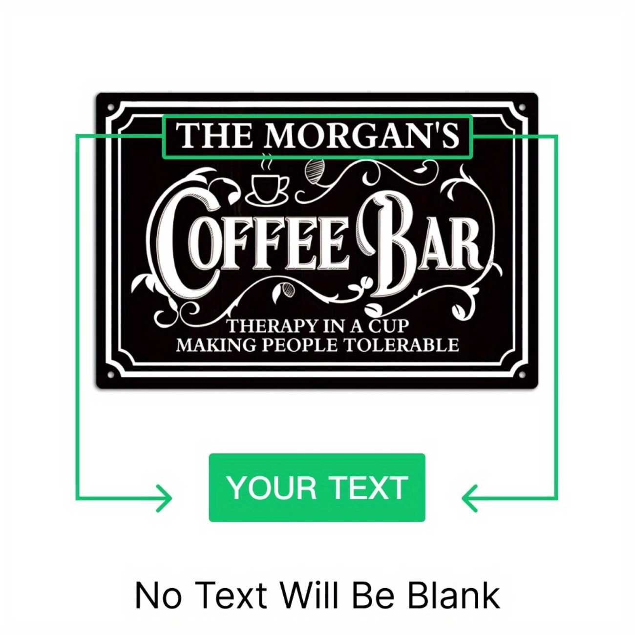 1pc Personalized The Morgan's  - Home Bar Signs 评论和价格