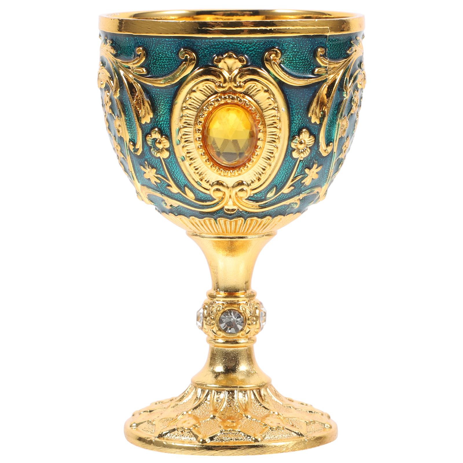 Gold Chalice Cup Retro Vintage - Old Fashioned Glass 评论和价格